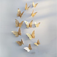 Animals Wall Stickers Animal Wall Stickers Decorative Wall Stickers,  Paper Home Decoration Wall Decal Wall / Fridge Decoration 12pcs