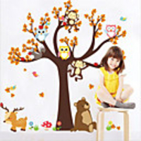 Animals Wall Stickers Plane Wall Stickers Decorative Wall Stickers,  Vinyl Home Decoration Wall Decal Wall Decoration 1
