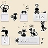 Animals Wall Stickers Plane Wall Stickers Light Switch Stickers,  Vinyl Home Decoration Wall Decal Wall / Switch Decoration 1pc / Removable