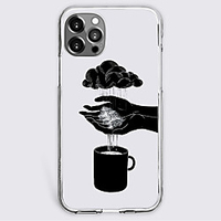 Anime Black White Case For Apple iPhone 12 iPhone 11 iPhone 12 Pro Max Unique Design Protective Case Shockproof Back Cover TPU