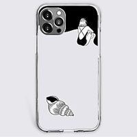 Anime Black White Case For Apple iPhone 12 iPhone 11 iPhone 12 Pro Max Unique Design Protective Case Shockproof Back Cover TPU