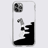 Anime Black White Case For Apple iPhone 12 iPhone 11 iPhone 12 Pro Max Unique Design Protective Case Shockproof Back Cover TPU