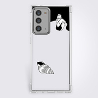 Anime Black White Case For Samsung S20 Plus S20 Ultra S20 Unique Design Protective Case Shockproof Back Cover TPU