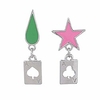 Anime Earrings HUNTER x HUNTER Hisoka Earrings Cosplay Stars Teardrop Poker Earring Stud for Women Men Earring Jewelry Gift Accessories miniinthebox