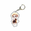 anime haikyuu!!! volleyball karasuno nekoma anime karasuno high school doomed battle metal keychain for men key chains(h04-6.14cm)