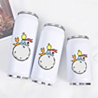 Anime Print Cans Thermo Flask Tumbler Thermos Termo Coffee Mug Water Bottle Termo Cafe Travel Outdoor Straw Bottle
