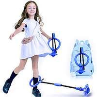 Ankle Skip Ball for Kids Foldable Ankle Skip Ball Flashing Jumping Ring Colorful Sports Swing Ball Fitness Jump Rope Game for Children and Adults miniinthebox