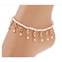 Anklet Barefoot Sandals Tassel Basic Bikini Women
