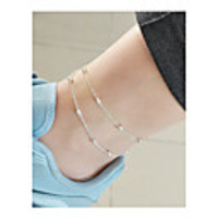 Anklet feet jewelry Dainty Ladies Double Layered Women