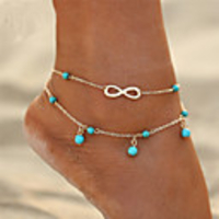 Anklet feet jewelry Ladies Double Layered Simple Women