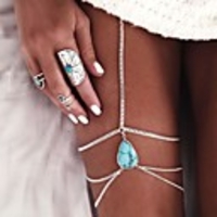 Anklet Leg Chain Tassel European Women