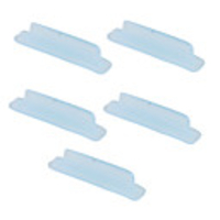 Anti-Dust Rubber Plug for iPad/iPad2/iPhone/iPods (5pcs-Pack, Clear Blue)