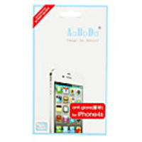 Anti-glare Screen Guard Protector with Cleaning Cloth for iPhone 4S