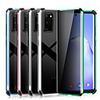 Anti Peep Magnetic Case For Samsung Galaxy S20 Anti-peep Case 360 Protection Double Sided Metal Anti-peeping Glass Adsorption Pravacy Protective Case for S20Plus S20Ultra