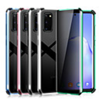 Anti Peep Magnetic Case For Samsung Galaxy S20 Anti-peep Case 360 Protection Double Sided Metal Anti-peeping Glass Adsorption Pravacy Protective Case for S20Plus S20Ultra