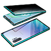Anti Peep Metal Magnetic Case for Galaxy S10 Lite Privacy Case 360 Protection Double Sided Glass Mobile Phone Case Anti Espion Protective Case for Samsung Galaxy A20(2019) A30