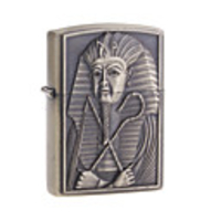 Antique Copper Metallic Oil Lighter (Egypt Air Theme)