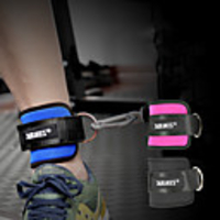 AOLIKES Fitness Padded Ankle Strap 1 pcs Sports Nylon Stainless steel Exercise Fitness Gym Workout Weightlifting Durable Support For Men Women