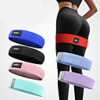 AOLIKES Hip Trainer Booty Hip Bands Resistance Bands for Legs and Butt 1 pcs Sports Polyester Latex silk Home Workout Yoga Pilates Stretch Anti Slip Strength Training Helps to Lift,  Tighten and