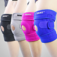 AOLIKES Knee Brace for Fitness Adjustable Shockproof Joint support Men Women Silica Gel Lycra EVA Red black Bule / Black Fuchsia