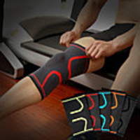 AOLIKES Protective Gear Knee Brace 1 pcs Sports Silica Gel Latex Nylon Running Fitness Compression Stretchy Anti Slip Support Relieves ACL,  LCL,  MCL,  Meniscus Tear,  Arthritis,  Tendonitis Pain For Men