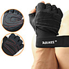 AOLIKES Workout Gloves Weight Lifting Gloves 2 pcs Sports Breathable Mesh Exercise Fitness Training Powerlifting Built-In Wrist Wraps Adjustable Thumb Rest Adjustable Anti Slip Durable Wrist Support