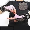 AOLIKES Workout Gloves Weight Lifting Gloves 2 pcs Sports Silica Gel Breathable Mesh Foam Sponge Gym Workout Training Bodybuilding Built-In Wrist Wraps Adjustable Anti Slip Durable Wrist Support Full