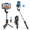 APEXEL Mobile Phone Stabilizer Anti-shake Handheld Gimbal Selfie Stick Bluetooth Extendable Selfie Stick Tripod with Wireless Remote Selfie Stick for iPhone 11 Pro Max/11 Pro/11/XS/XS Max/XR/X