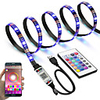 App Intelligent Control Bluetooth Mesh Smart Waterproof TV Led Lights Strip 5050 RGB SMD 30 LEDs Per Meters with IR 24 Key Controller USB Port DC5V
