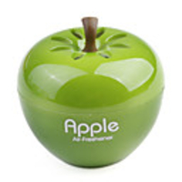 Apple Car Air Freshener Green