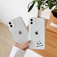 Apple Case For iPhone7 8 7plus 8plus XR XS XSMAX X SE 11 11Pro 11ProMax Transparent Pattern Back Cover Word Phrase Cartoon TPU