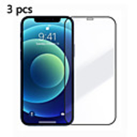 Apple Screen Protector iPhone 12 / iPhone 12 Mini / iPhone 12 Pro / iPhone 12 Pro Max High Definition (HD) Front Screen Protector 3 pcs Tempered Glass