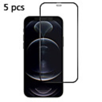 Apple Screen Protector iPhone 12 / iPhone 12 Mini / iPhone 12 Pro / iPhone 12 Pro Max High Definition (HD) Front Screen Protector 5 pcs Tempered Glass