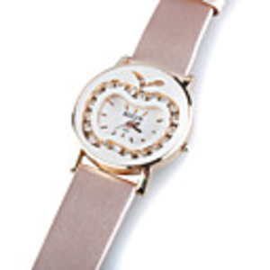 Apple Shape Digital Watch Stainless Steel-Muddy Color