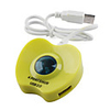 Apple Shaped 4 Port USB 2.0 Hub (White)