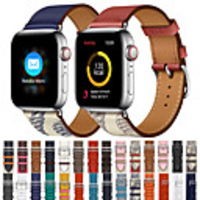 Apple Smart Watch Leathers Strap Series 5/4/3/2/1 iwatch Sport Business Bands High-end Fashion comfortable Health Genuine Leathers Wrist Straps