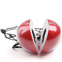 Apple Speaker for Laptop (Red)