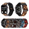Apple Watch Series 5/4/3/2/1 Apple Classic Strap Leopard Print Leather Wristband Strap