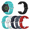 Applicable to general samsung S3 S2 meters Moto AMAZFIT China button silicone sports breathable 20 mm and 22 mm strap