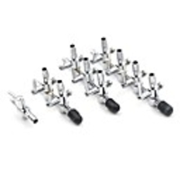 Aquarium Fish Tank Air Pump Splitter Distributor Flow Tube Pipeline Stainless Steel Control Valve Aquaria Accessories 4 Ways
