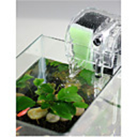Aquarium Fish Tank Fish Tank Filter Aquarium Filter Vacuum Cleaner Waterproof Machine Washable Transparent Waterfall ABS Plastic 1pc 220-240 V / 