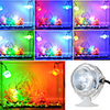Aquarium Light Aquarium Decoration LED Spotlight LED Aquarium Lights 1pc Fish Tank Light Red Blue Yellow 360 Rotating Plastic Metal USB 1 W 5 V