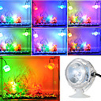 Aquarium Light Aquarium Decoration LED Spotlight LED Aquarium Lights 1pc Fish Tank Light Red Blue Yellow 360 Rotating Plastic Metal USB 1 W 5 V