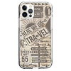 Architecture Case For Apple iPhone 12 iPhone 11 iPhone 12 Pro Max Unique Design Protective Case and Screen Protector Shockproof Back Cover TPU