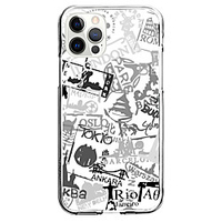 Architecture Case For Apple iPhone 12 iPhone 11 iPhone 12 Pro Max Unique Design Protective Case and Screen Protector Shockproof Back Cover TPU