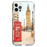 Architecture Case For Apple iPhone 12 iPhone 11 iPhone 12 Pro Max Unique Design Protective Case and Screen Protector Shockproof Back Cover TPU