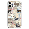 Architecture Case For Apple iPhone 12 iPhone 11 iPhone 12 Pro Max Unique Design Protective Case and Screen Protector Shockproof Back Cover TPU