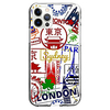Architecture Case For Apple iPhone 12 iPhone 11 iPhone 12 Pro Max Unique Design Protective Case and Screen Protector Shockproof Back Cover TPU
