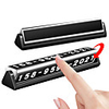 arking Card Luminous Phone Number Plate Stickers Night Light Temporary Car Park Stop In Car-styling Automobile Accessories