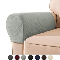 Armrest Covers for Chairs and Sofas Couch Arm Covers for Sofa Spandex Jacquard Armrest Covers Anti-Slip Furniture Protector Washable Armchair Slipcovers for Recliner Set of 2 miniinthebox